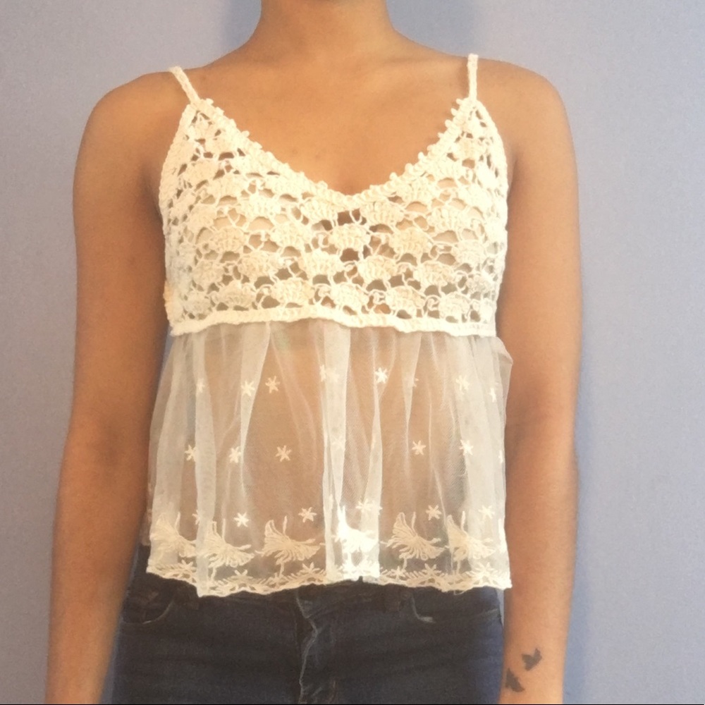 Mesh cover up top